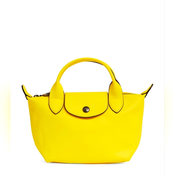 LONGCHAMP Le Pliage Xtra XS Handbag Yellow - Picture 2 of 8